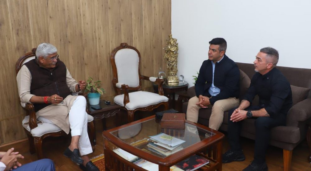 Reunión institucional en la India: Rayco García Cabrera se cita con el ministro de Turismo y Cultura